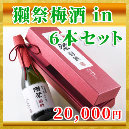 獺祭梅酒 in 6本セット 20,000円【税込】